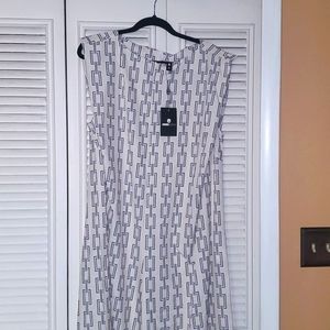 STYLEWE BLUE AND WHITE Sleeveless jumper 2xl